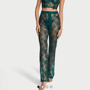 NWT Victoria’s Secret VS Archives Rose Lace Pants